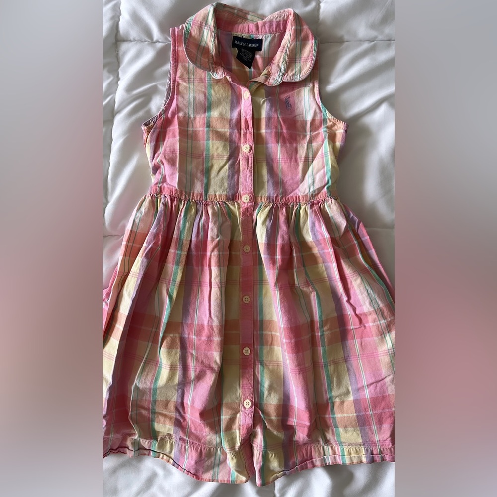 Ralph Lauren Sleeveless Collared Dress - Size 6